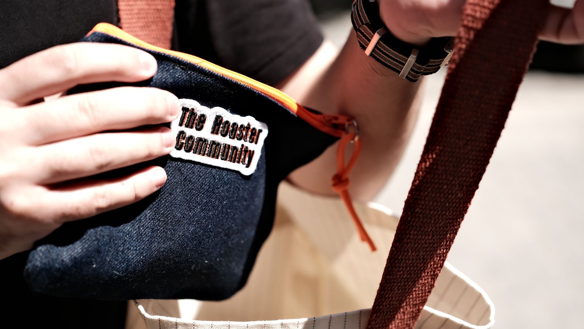 The Roaster Community Denim Çanta